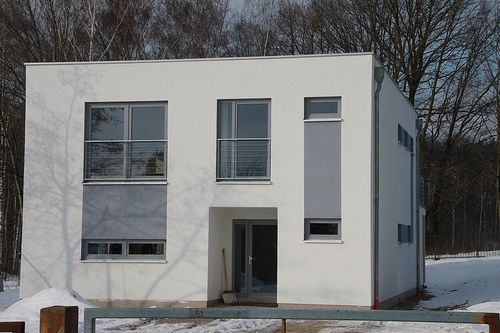 Einfamilienhaus EFH modernes Wohnhaus Holzrahmenbau