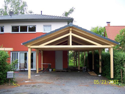 Neubau Carport Schuppen